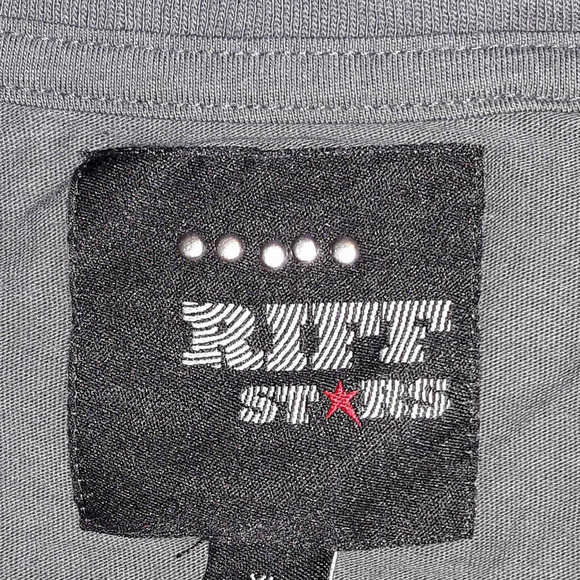 Rolling Stones UK Flag Logo 50 Years RIFF STARS rock Official T-Shirt M NWT - Picture 4 of 5